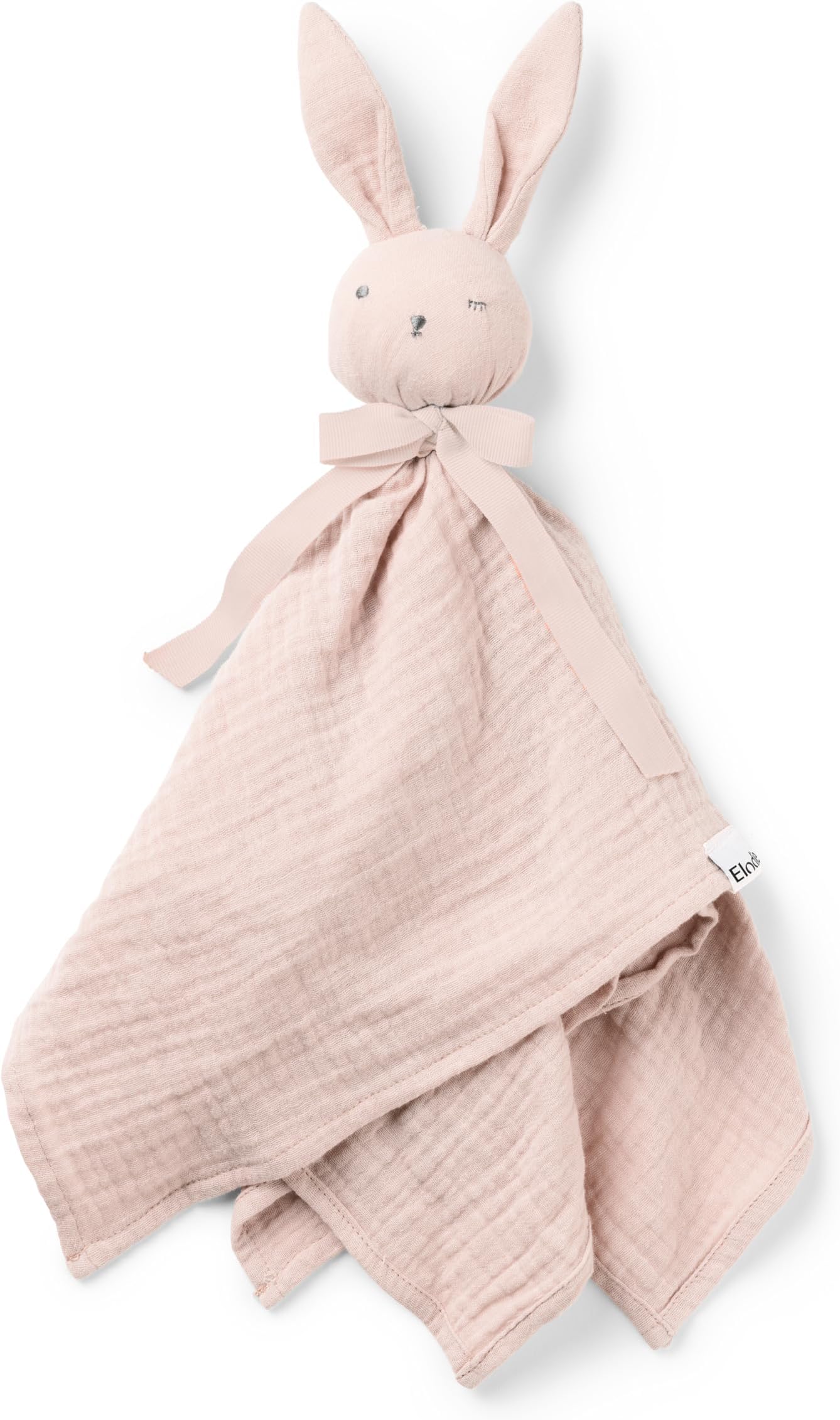 cozy Baby Comforter Cuddle Blanket Blinkie, essentials for Infant Babies and Toddlers, Newborn Gifts for Birthday Baby Shower in 100% Oeko-Tex Extra Soft Organic Cotton - Belle Pink