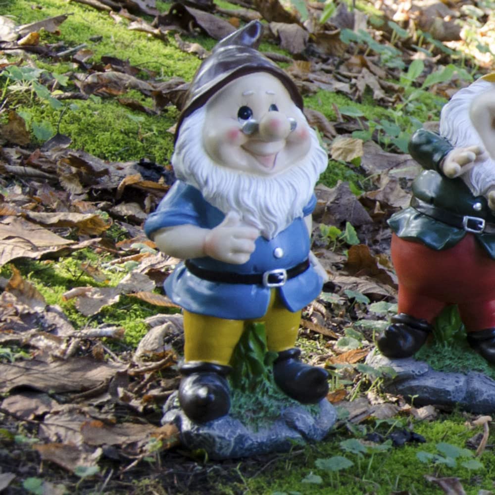 Set 7 Nani Da Giardino In Resina - Decorazione Bohémien Per Esterni - Foto 8