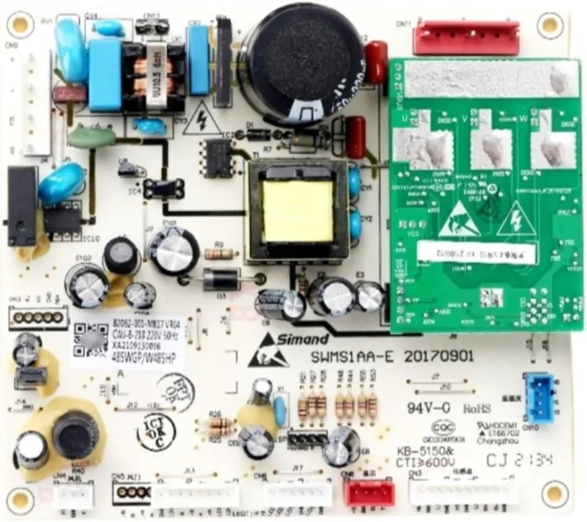 Refrigerator Control Board B2062-001-MB17 Circuit PCB Fridge Motherboard Freezer Parts