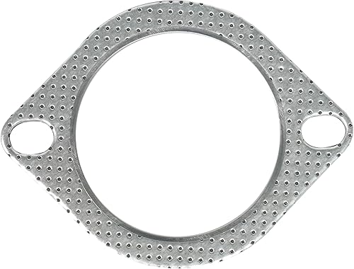 Miniatura 5 de Slmnliras Kit de conexión de brida de escape de 2 pernos de 3 pulgadas2.992 in, brida de escape y junta de escape con pernos y tuercas para tubo de