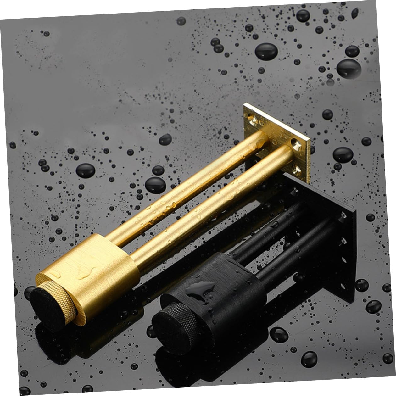 4pcs Adjustable Metal Cabinet Legs Furniture Leveler Feet Heavy Duty Aluminum Alloy Support for Bathroom and Tv Cabinets 10cm Satin Gold