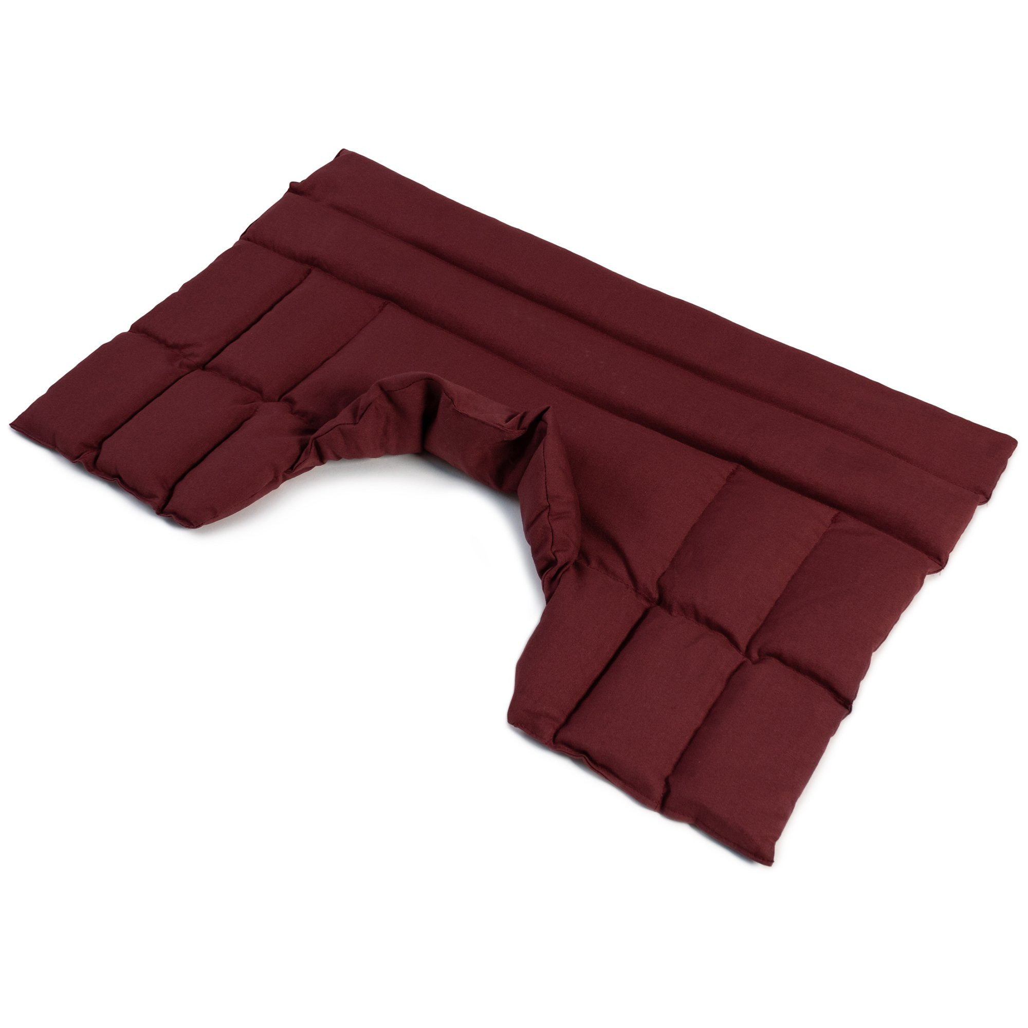 Cuscino termico cervicale XL per collo, spalle e schiena - Cuscino termico con noccioli di ciliegia - borgogna -