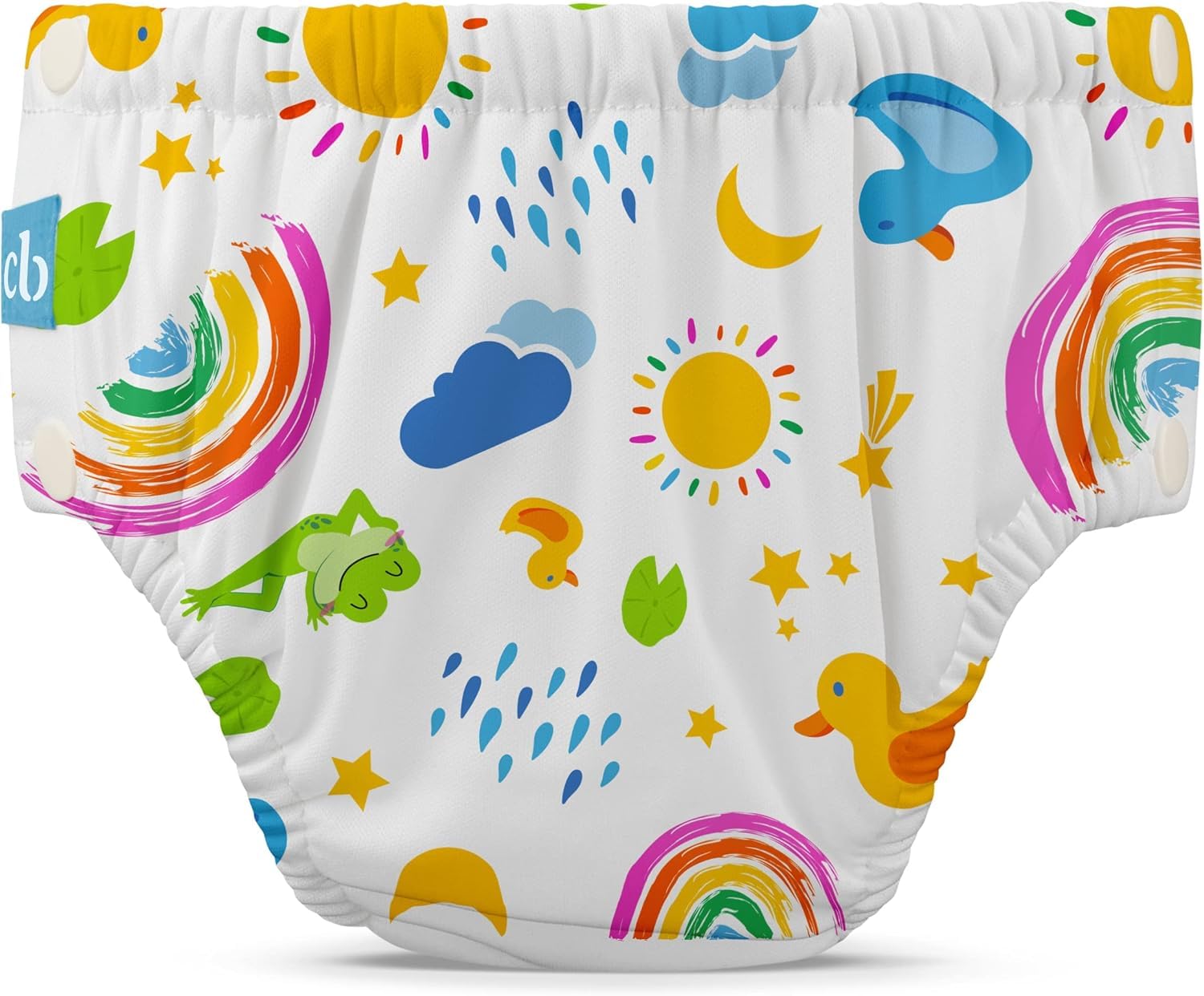 Charlie Banana wiederverwendbare Schwimmwindel – Hello Sunshine - L (10–16 kgs)