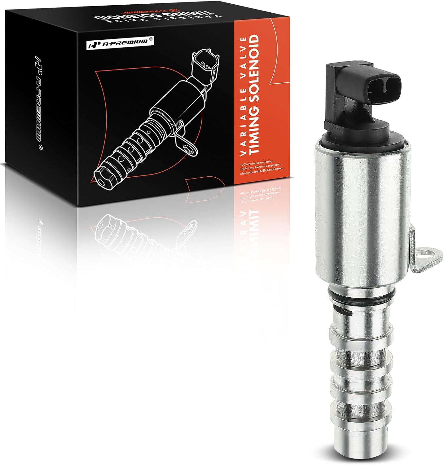 A-Premium Engine Variable Valve Timing (VVT) Solenoid Compatible with Ford Fusion 2007 2008 2009 & Mercury Milan 2007 2008 2009, V6 3.0L Petrol Sedan, Replace# 7T4Z6M280FA