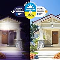 Vista 5 de HALO FE - Lámpara LED de bronce para exteriores con 1 luz y atardecer