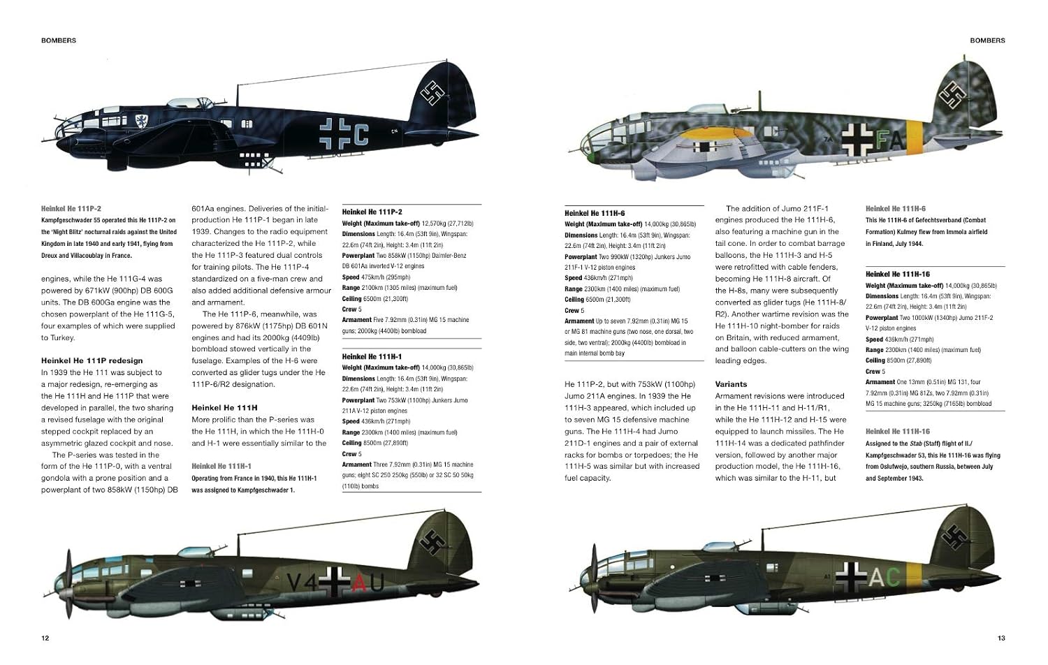 German Bomber Aircraft of World War II: 1939-45 (Technical Guides)