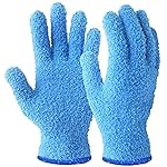 Evridwear Microfiber Plant Dusting Gloves Reusable Leaf Cleaning Glove for Houseplants,Blinds,Furniture and Small Objects