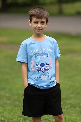 Miniatura 7 de Disney Marvel Minnie Mickey Frozen Stitch - Camiseta de manga corta para niños y niñas pequeñas, 2-9 años