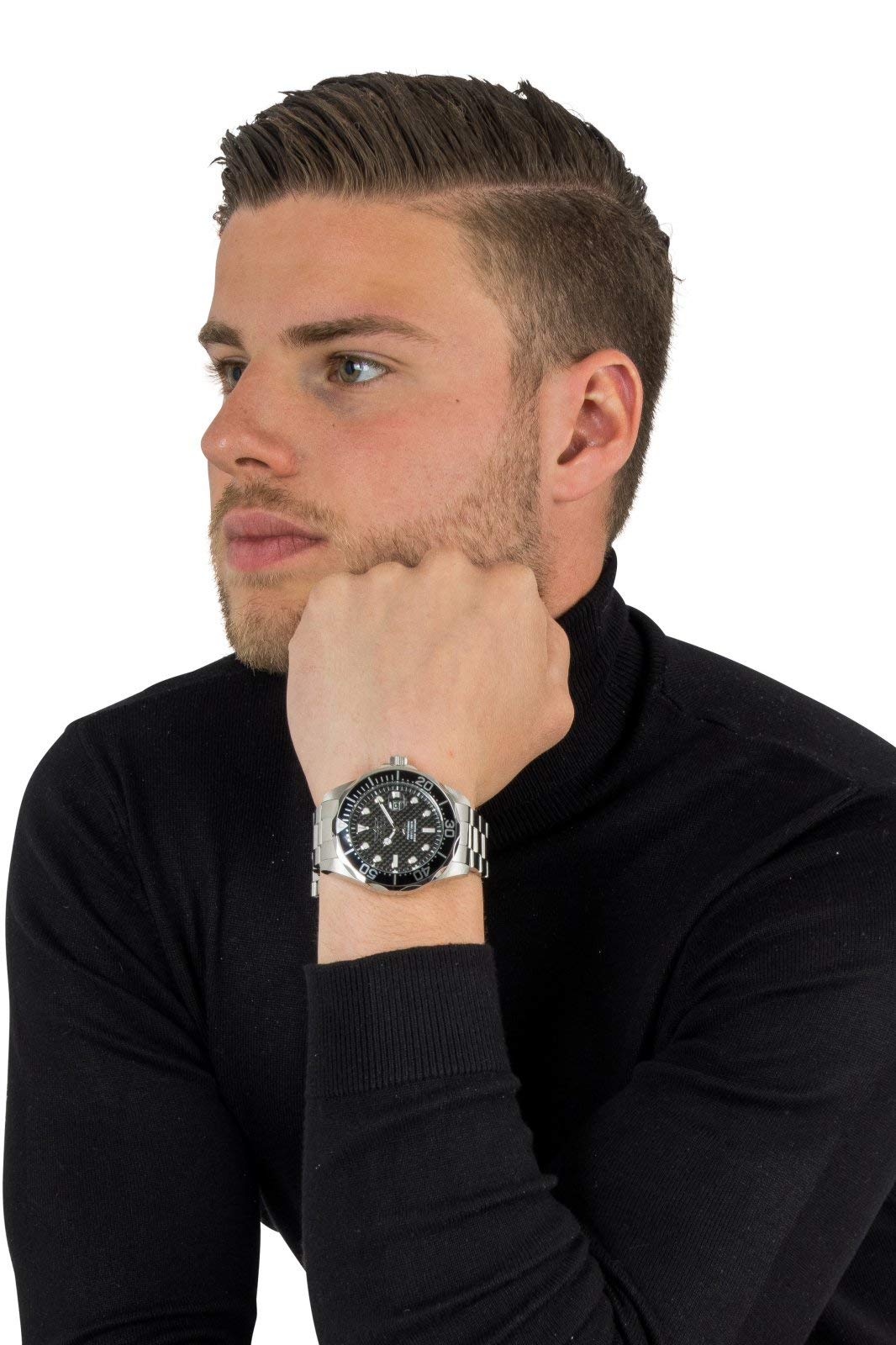 Invicta Pro Diver Męski zegarek kwarcowy ze stali nierdzewnej - 47 mm