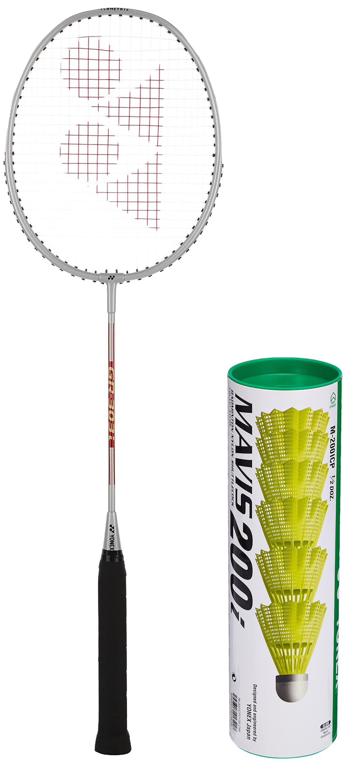 See full amazon price history chart for Yonex GR 303i Black Aluminium Badminton Racquet with Full Cover(Made in India) & Yonex Mavis 200i Nylon Shuttle Cock, Pack of 6 (Yellow) Yonex GR 303i Black Aluminium Badminton Racquet with Full Cover(Made in India) & Yonex Mavis 200i Nylon Shuttle Cock, Pack of 6 (Yellow) (B0BB6RDJZ4) Amazon Price History, Amazon Price Tracker