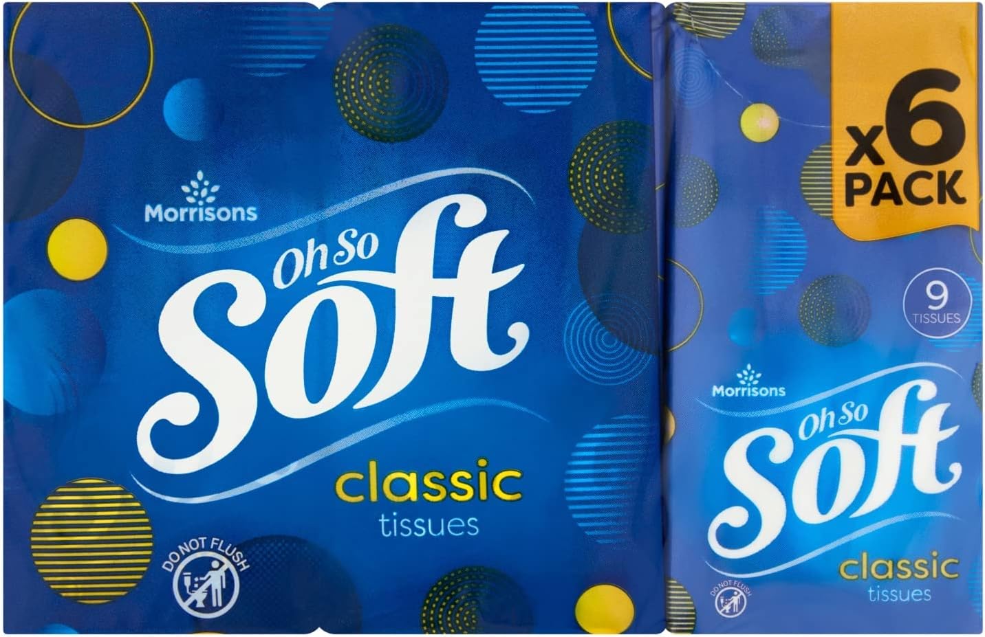 Morrisons Facial Tissues Pocket Pack, Pack of 6 Amazon.co.uk Grocery