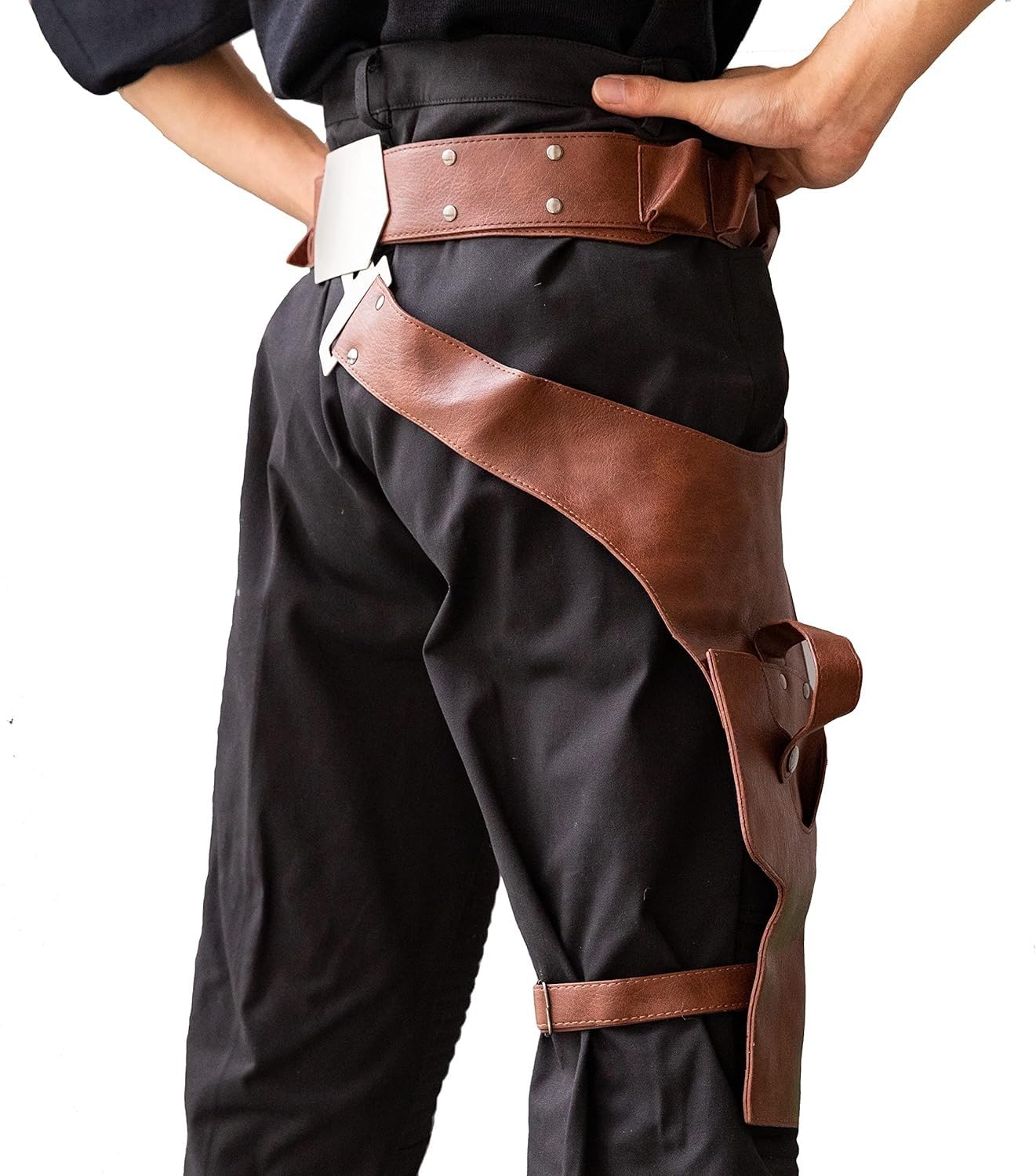 Halloween-Gürtel mit Blaster-Holster, Cosplay-Kostüm, Erwachsene, Herren, Halloween-Requisiten-Zubehör