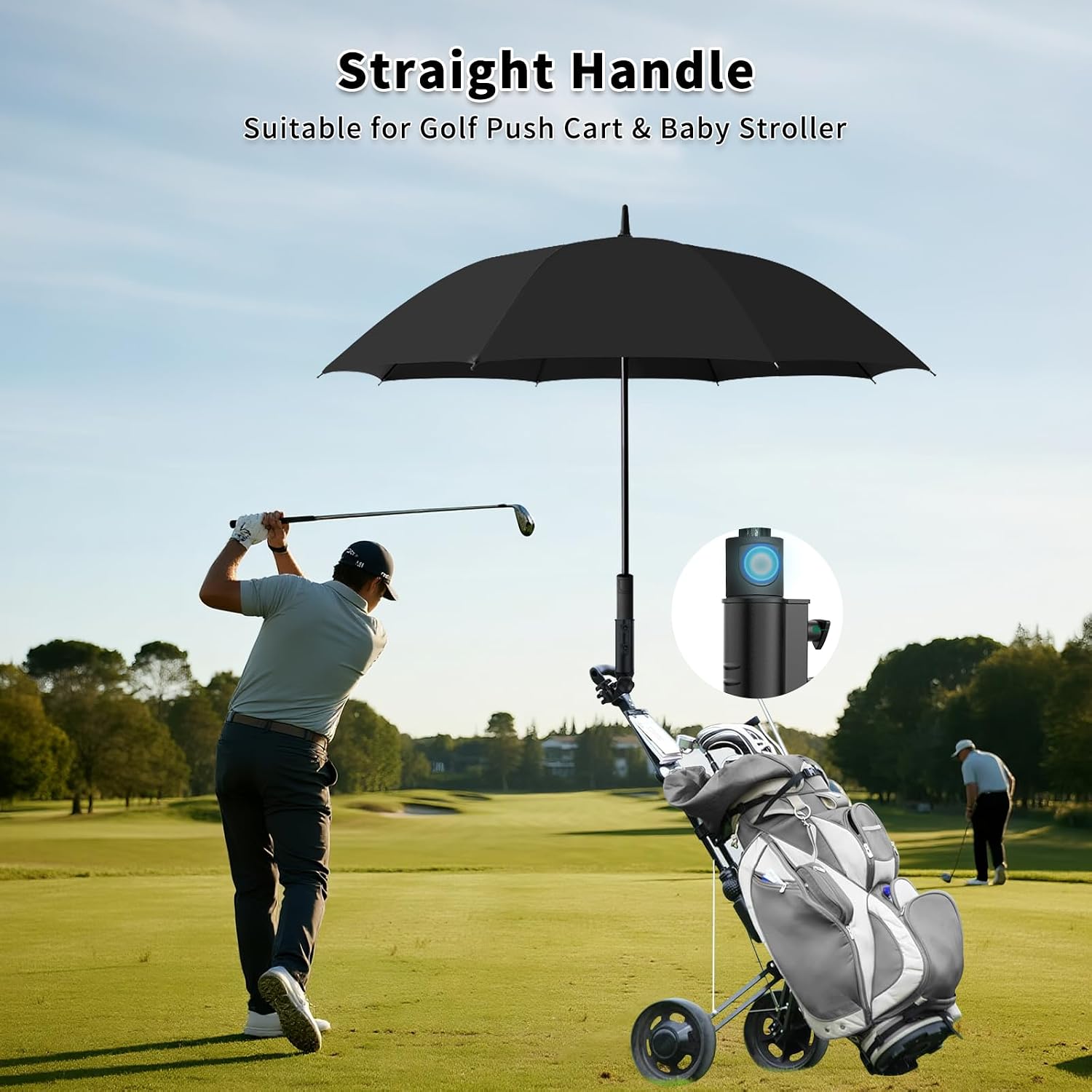 Heavy Duty Large Golf Umbrella for Rain, Big Automatic Golf Umbrellas Windproof, 57 Inch Extra Large Oversized Umbrella for Rain Sun for Men Women