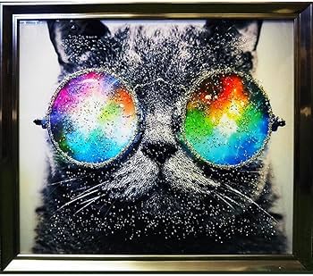 アートフレーム ネコ/イクラです？？ 絵画 クリスタルピクチャー アートフレーム ネコ/イクラです？？ 絵画 クリスタルピクチャー