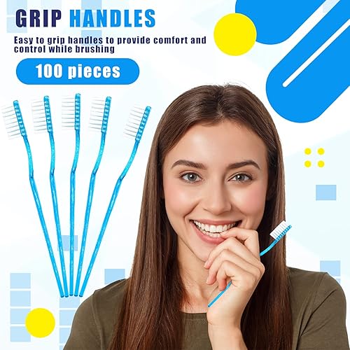 Miniatura 5 de Cepillos de dientes desechables con pasta de dientes para adultos, cepillo de dientes desechable prepegado, Viaje con pasta de dientes, cepillos de