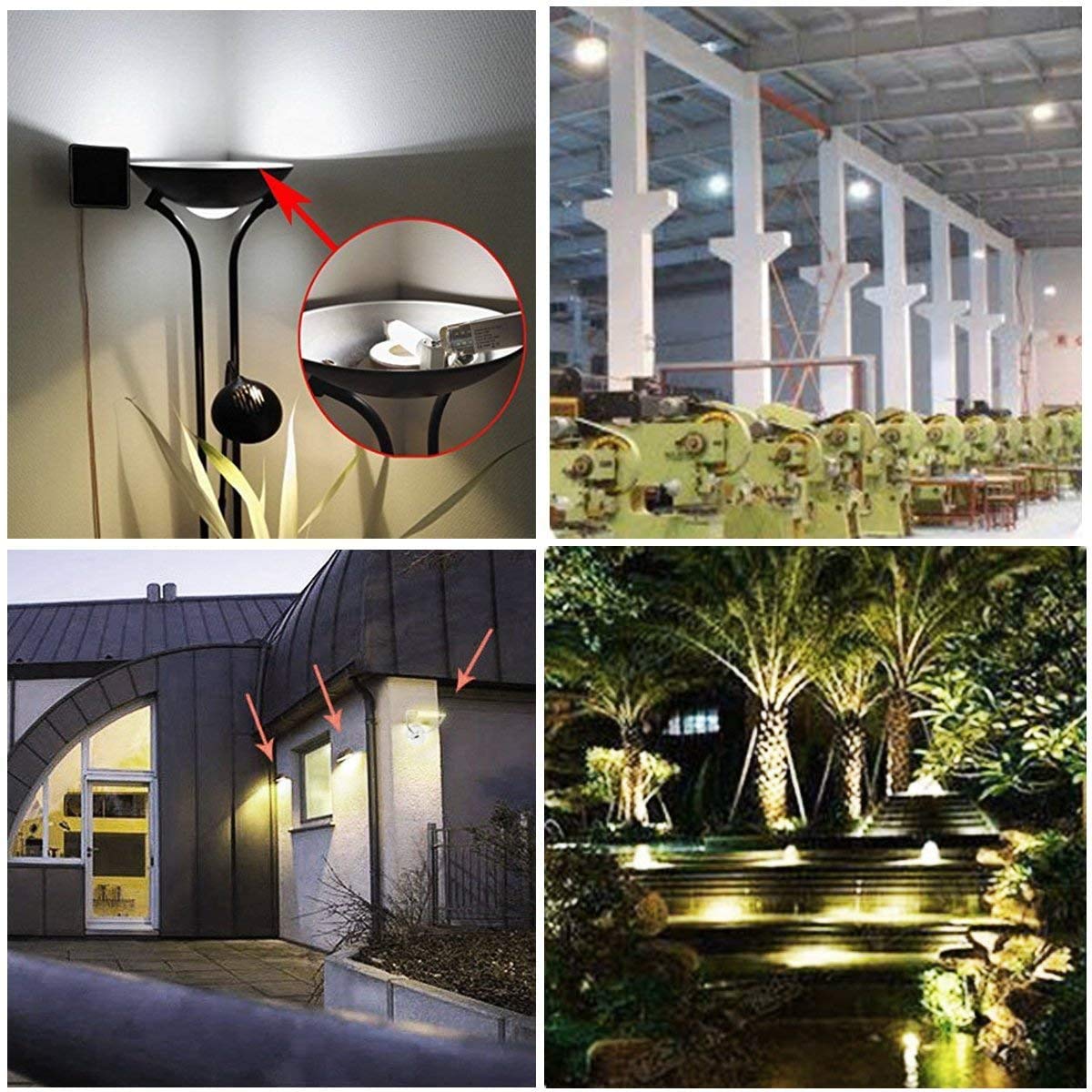 yongjia R7S 189mm LED de 50WJ de Type Lampe Ultra Lumineux J189 Tubes de LED R7S linéaire Projecteur Angle Faisceau à 180 degrés 90-265V Remplacement de la Lampe halogène 500W (Warm White)