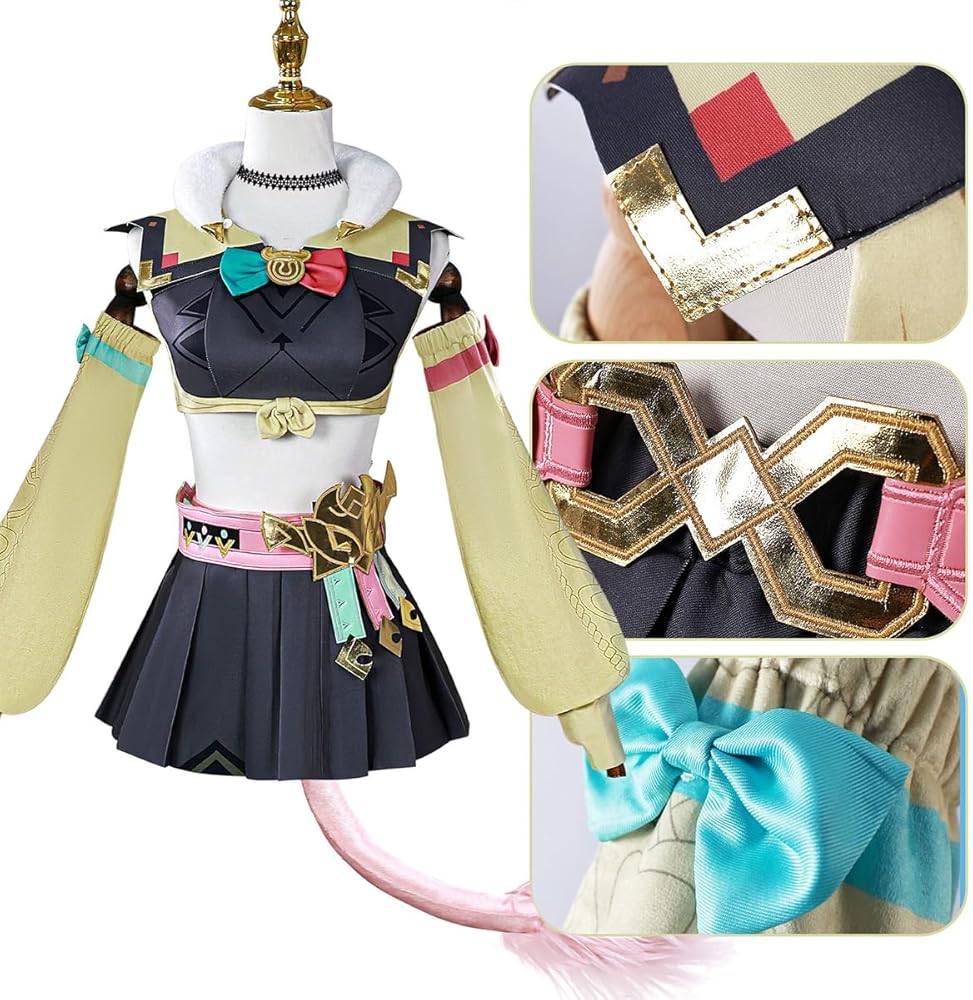 Amazon.co.jp: [PPluna] 原神 ヴァレサ コスプレ衣装 フルセット