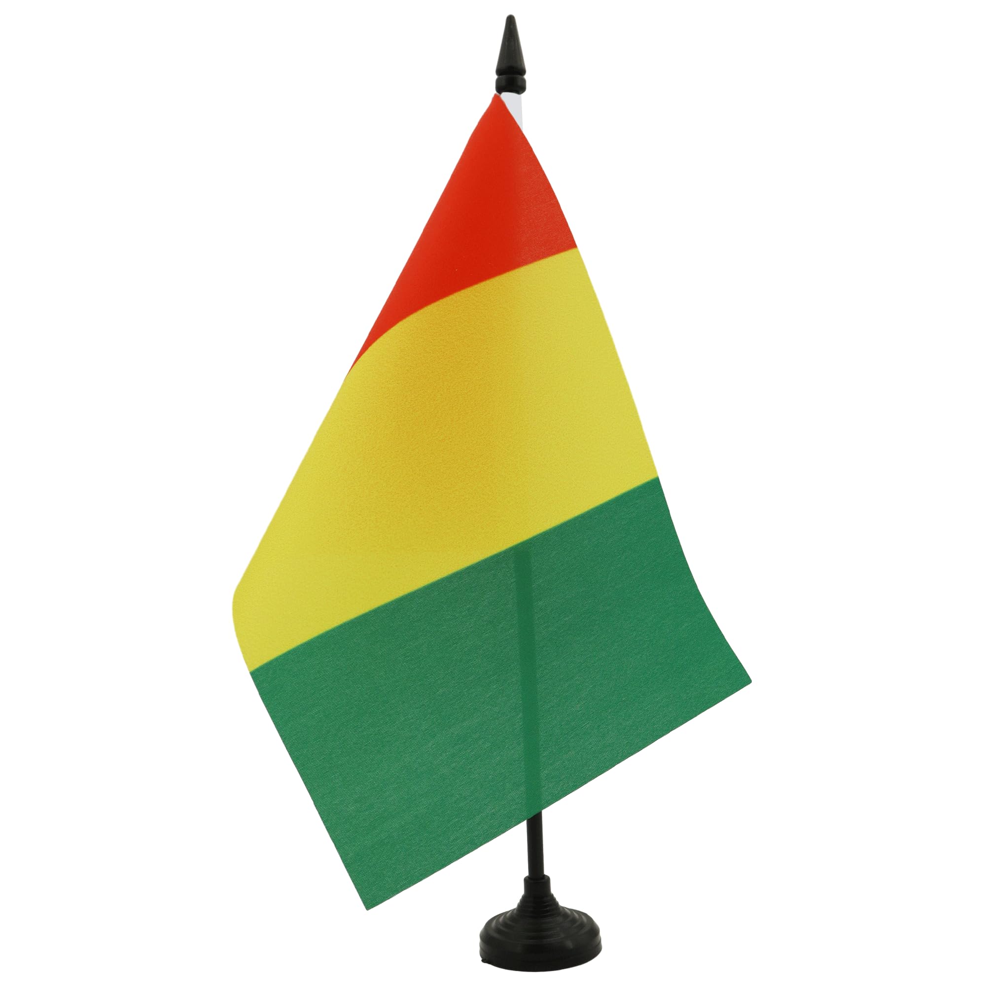 AZ FLAG Guinea Table Flag 6x8 in 100D Polyester Plastic Base