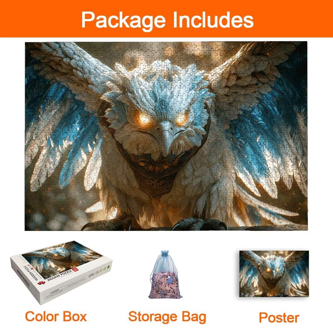 Puzzle 2000 Pezzi, Puzzle Aquila, Misura: 100x71cm, Regalo Donna/Uomo -8779