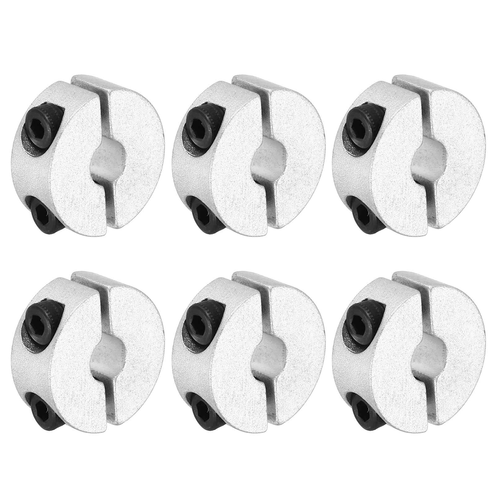 Collier d'arbre 6mm bague de serrage aluminium MECCANIXITY vis M3 pour guidage linéaire x6