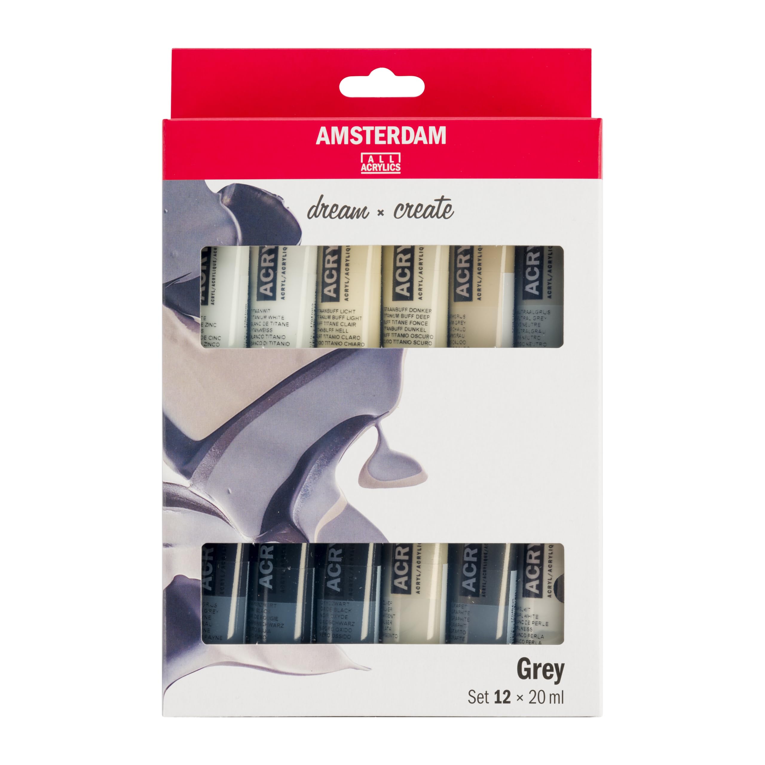 Amsterdam Expert Series - Colore Acrilico Payne's Grey 708, Tubo 75 Ml, Qualità Artisti, Resistente Alla Luce