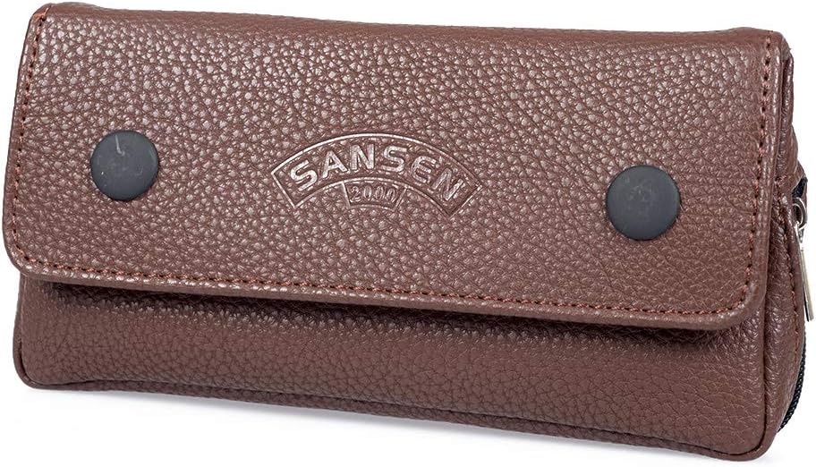 Tobacco Pipe Bag Pouch Case Pipe Pocket Pipe Tool Pocket for 1 Pipe (Brown)
