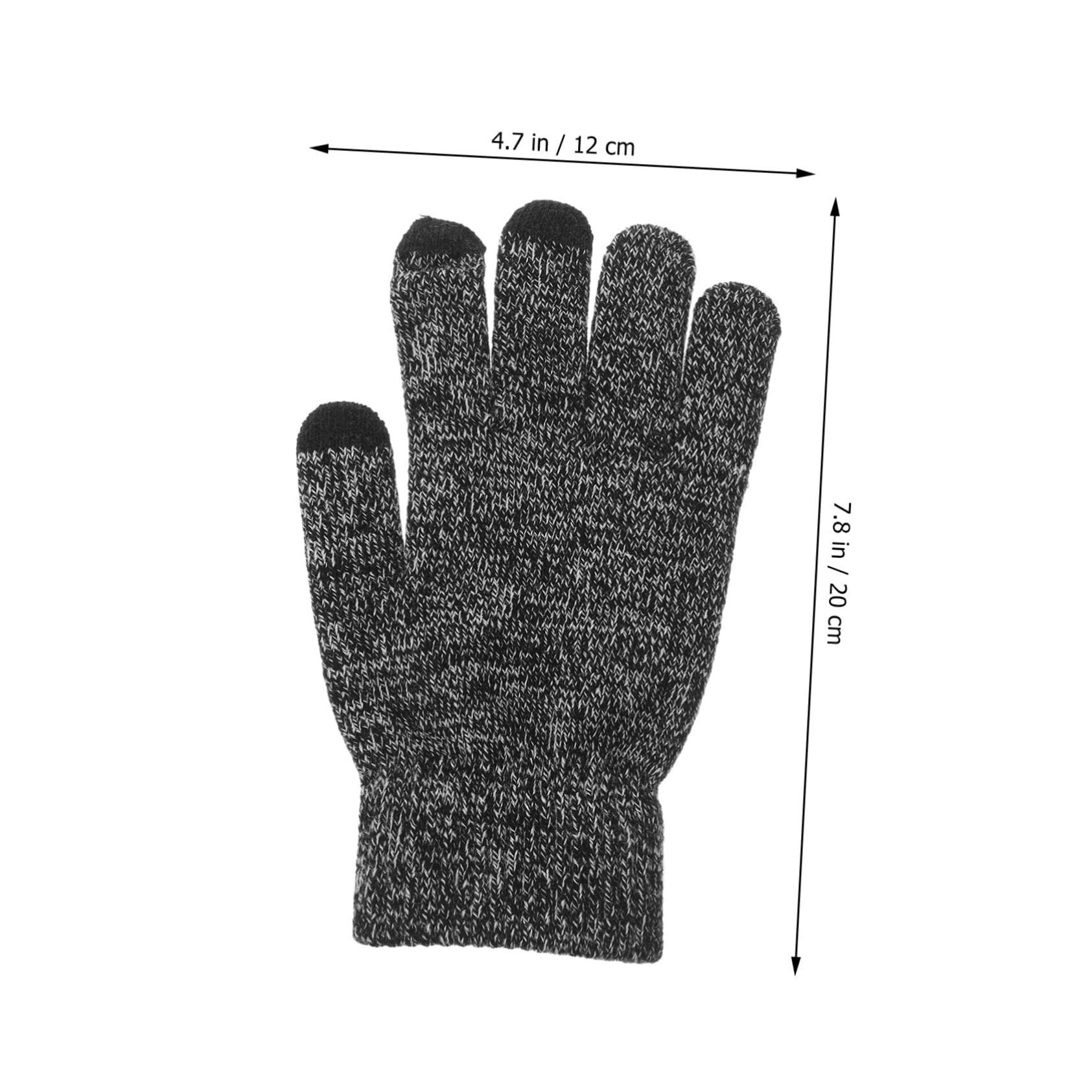 BESTonZON 1Pair Full Finger Touchscreen Gloves for Men Nonslip Warm Winter Motorcycle Bike Gloves Durable Grip for Outdoor Sports Present for Adventurers