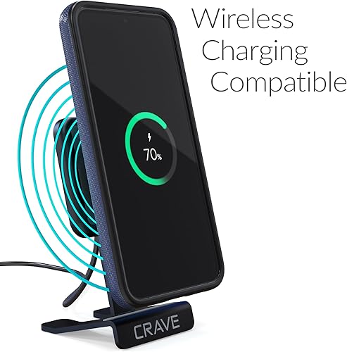 Miniatura 6 de Crave Para Samsung Galaxy S23 FE Caso, Funda De Doble Capa De Protección A Prueba De Golpes Para Samsung Galaxy S23 FE (6.4 Pulgadas) - Azul Marino