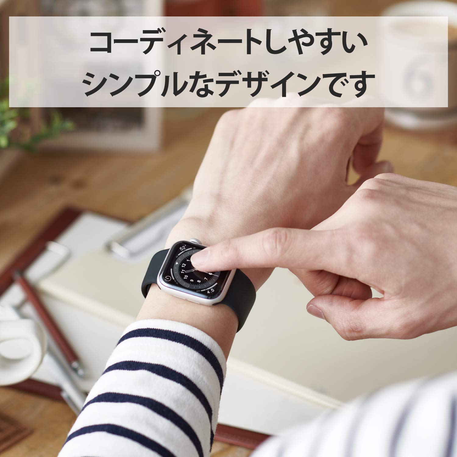 Amazon.co.jp: エレコム Apple Watch 40 38mm バンド シリコン 