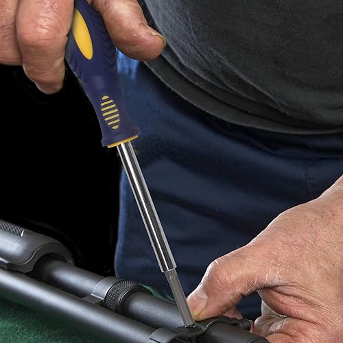 Miniatura 7 de Juego de destornilladores de precisión, 100 piezas de destornilladores dinamométricos, kit de reparación de ingeniería, juego de punzones con mango