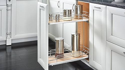 Miniatura 2 de Rev-A-Shelf Organizador de cables de dos niveles con Blum Soft-Close, estándar