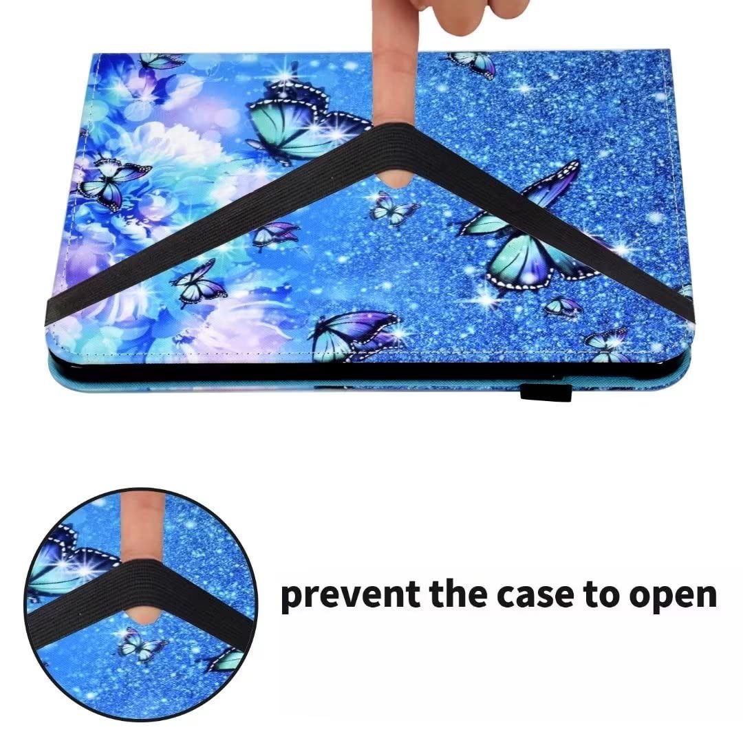 Custodia Per Lenovo Tab M10 Plus 3rd Gen 10.61" (TB125FU/TB128FU/TB128XU) Con Penna, Portapenne, Slot Carte E Funzione Leggio – Blu