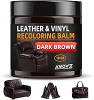 Vista 10 de Bálsamo recolorante de cuero, kit de reparación de arañazos y restauración de color para cuero desteñido, sofá de cuero y asientos de automóvil