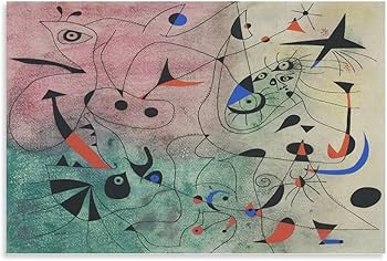 ぷーやん＊ジョアン ミロ コンポジション アート 額縁 インテリア ぷーやん＊ジョアン ミロ コンポジション アート 額縁