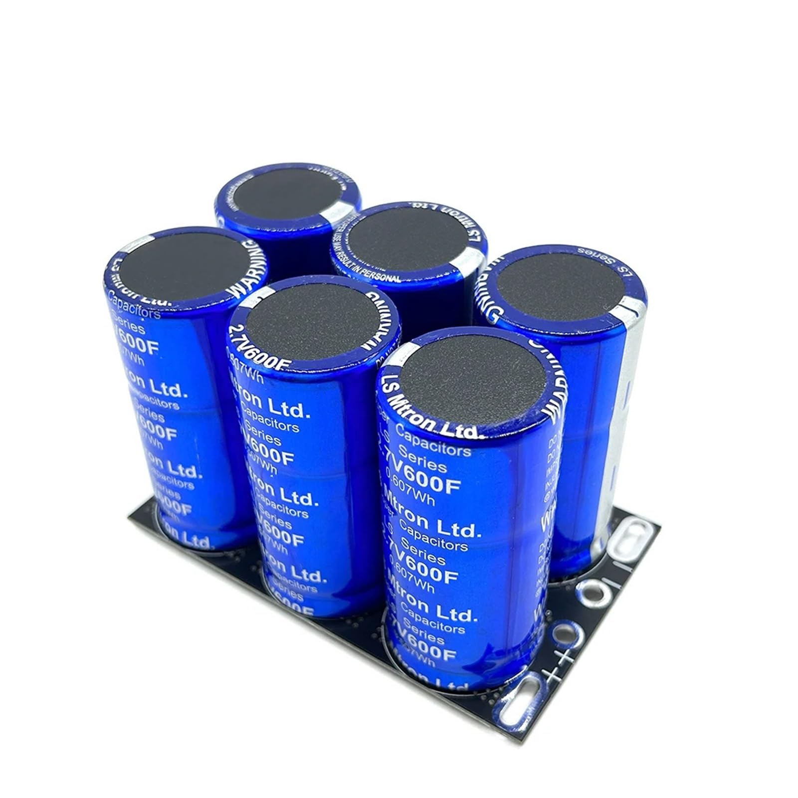 BALYDLUL 1Set 16V100F Rectifier Module 2.7V600F 6Pcs Capacitors Large Capacity Backup Power Supply