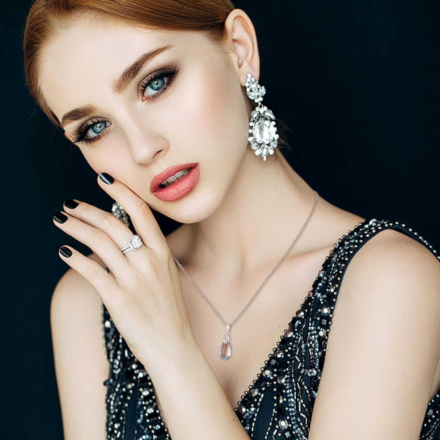 Beebeecraft 10Pcs/Box Pendant Pinch Bails 925 Sterling Silver Ice Pick Pinch Bails Pendant Connector for Necklace Jewelry DIY Craft Making