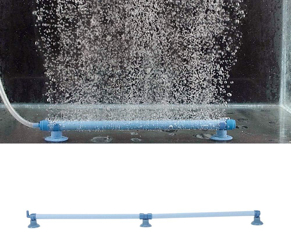 Zerone Air Stone Bubble, Fish Tank Aquarium Air Bubble Wall Air Stone Tube Spray Aeration Tube for Fish Tank(28")