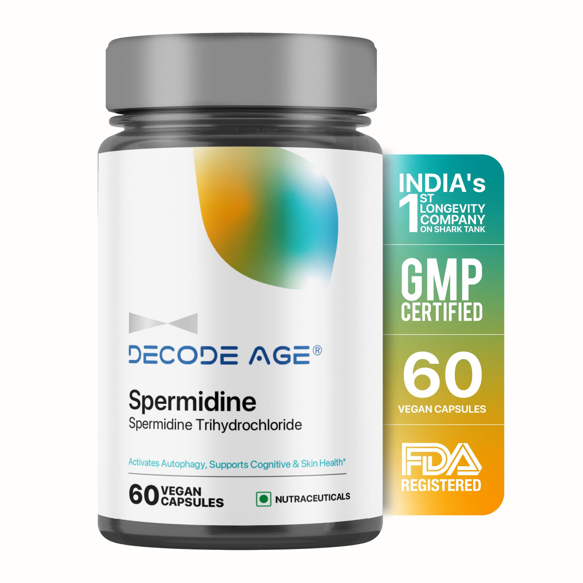 Decode Age Spermidine Supplement | Supports Autophagy, Immunity, Skin & Hair Health, Heart Health | 10mg, 60 Capsules, Vegan (B0BJ8PX4FC) Amazon Price History, Amazon Price Tracker