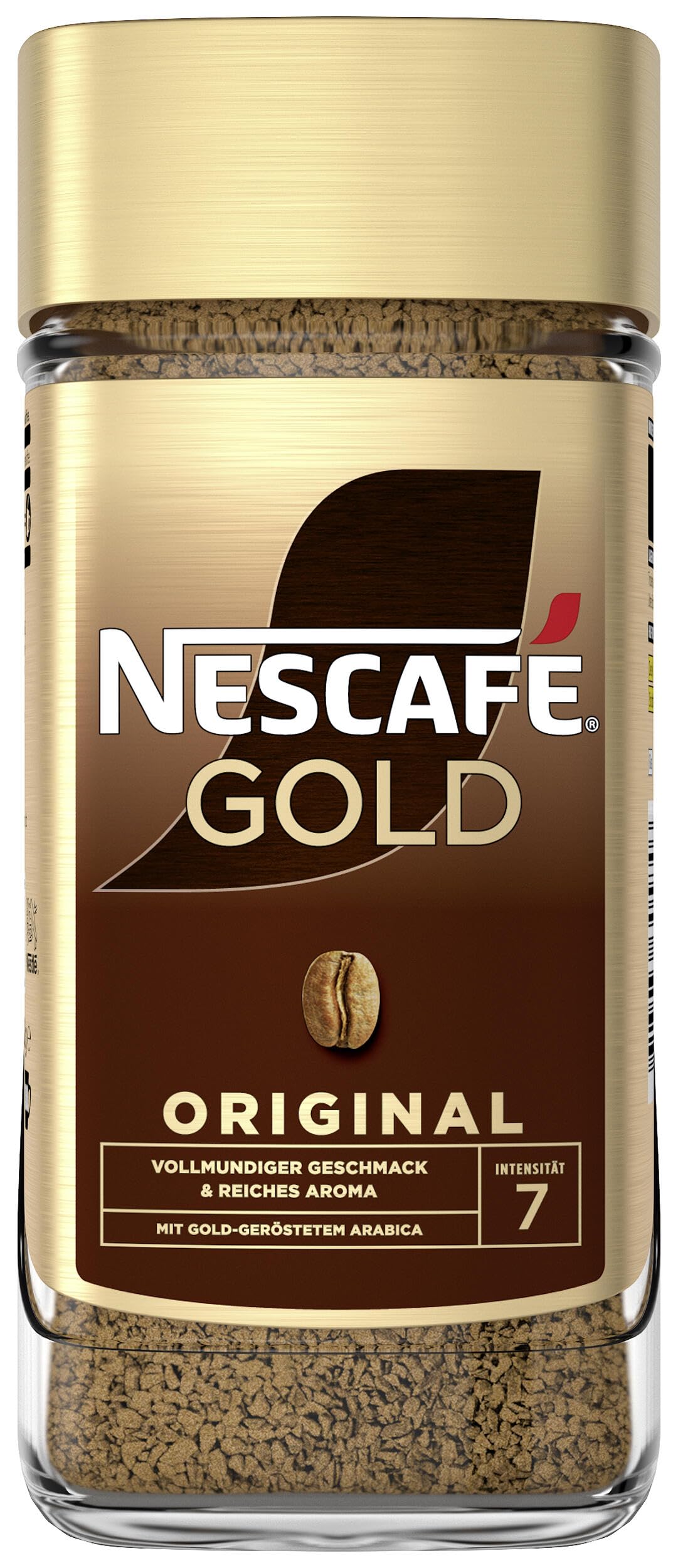 NESCAFÉ GOLD Original, löslicher Bohnenkaffee, Instant-Kaffee aus erlesenen Kaffeebohnen, koffeinhaltig, 1er Pack (1 x 200g)