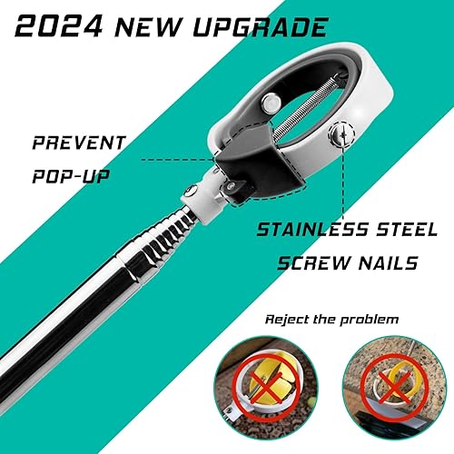 Miniatura 3 de Golf Ball Retriever, Golf Ball Retriever Telescopic for Water with Spring Release-Ready Head, Ball Retriever Tool Golf with Locking Clip, Grabber