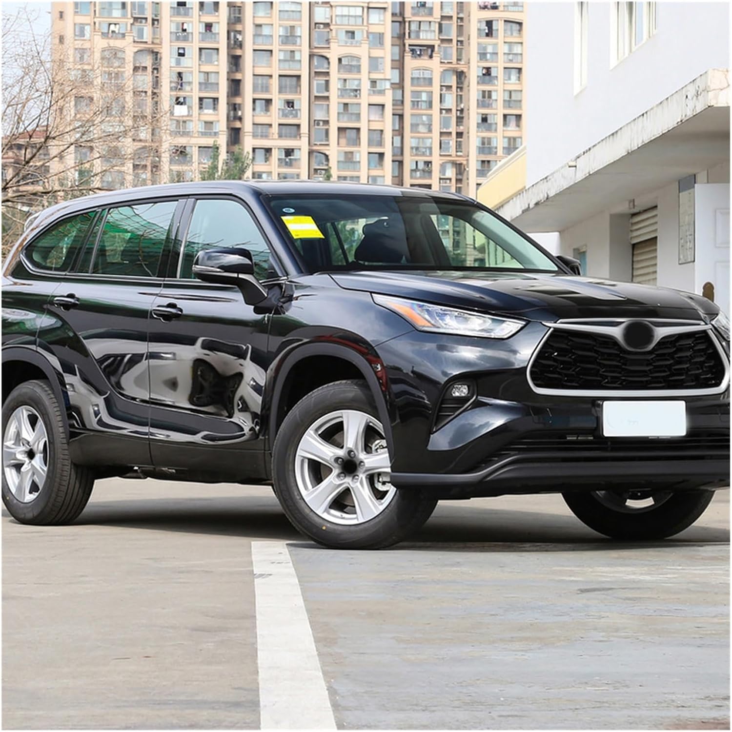 Compatible for Toyota Highlander XU70 2020-2023 Mirror HUD Auto Car Head Up Display Windshield Projector Security Alarm Overspeed Voltage