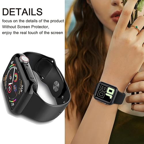 Miniatura 2 de Funda de reloj de 1.61 pulgadas compatible con Apple Watch Series 9Series 8Series 7, suave, flexible, ultrafina, brillante, poliuretano