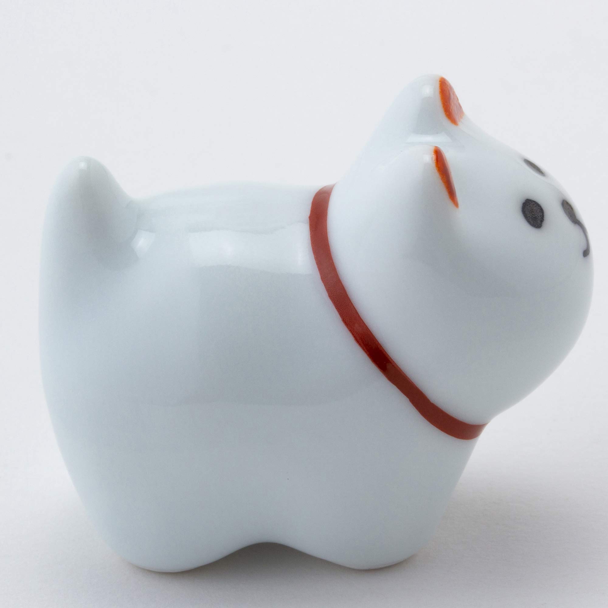 Amazon｜波佐見焼 箸置 犬 赤色 04749｜箸置き オンライン通販
