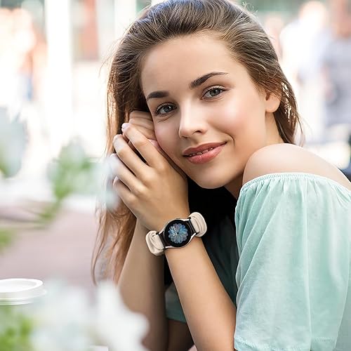 Miniatura 8 de Adorve Correa elástica ajustable compatible con Samsung Galaxy Watch 654 de 1.575 pulgadas, 1.732 pulgadas, para mujer, Galaxy Watch 5 Pro Band