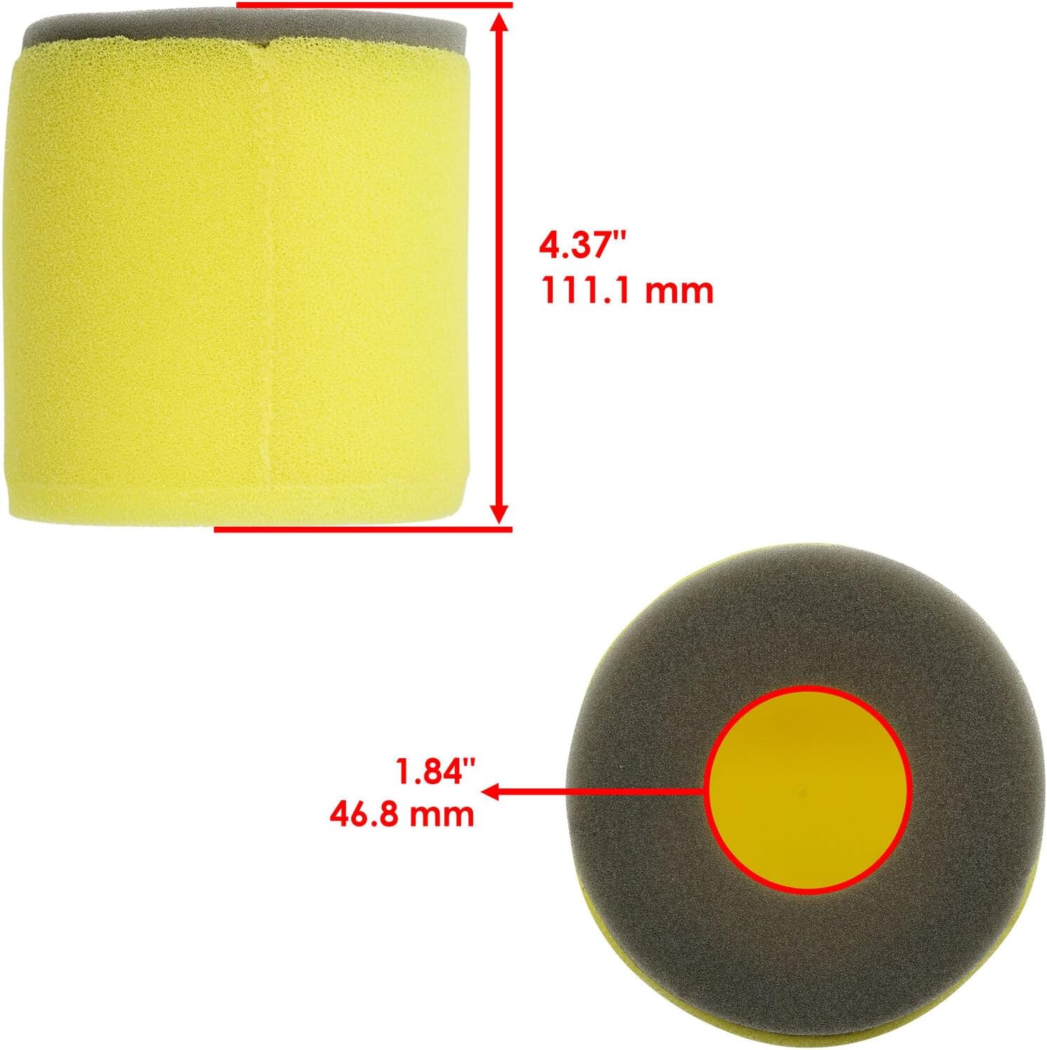 Powersports Replacement Oil Filter Engine Protection for ATV UTV Motorcycle For Air & Oil Filter W/Carburetor For Suzuki Ozark LTF250 2002-2006 Mod-CCAF8-2455