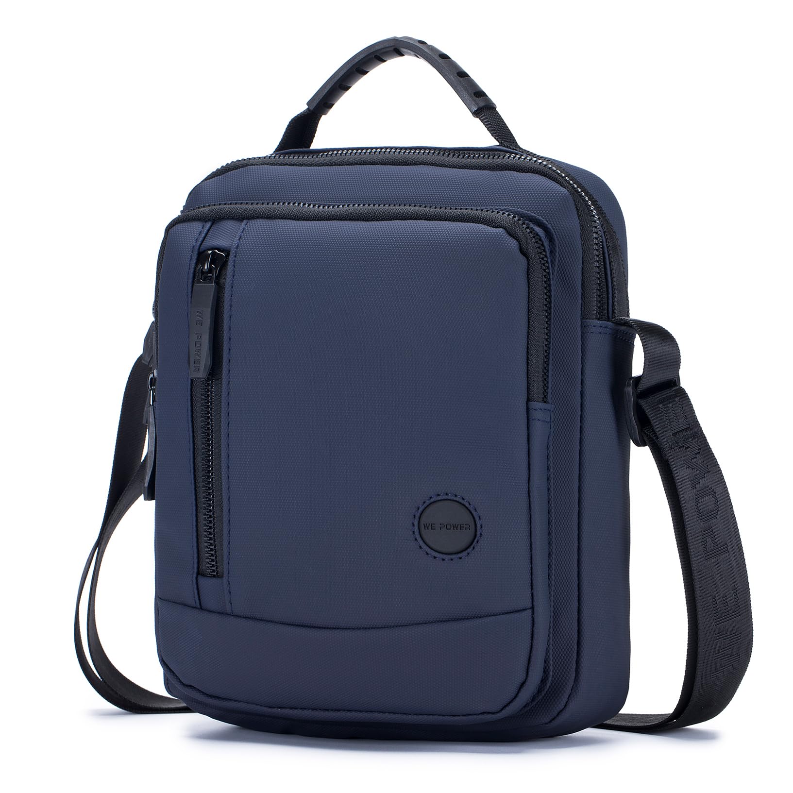 SPAHER Bolso Hombre Bandolera Pequeña, Impermeable Nylon Bandoleras Hombre Bolso de Hombro Crossbody Bag Casual Con Correas de Hombro Ajustables Para Regalo, Viaje, Trabajo