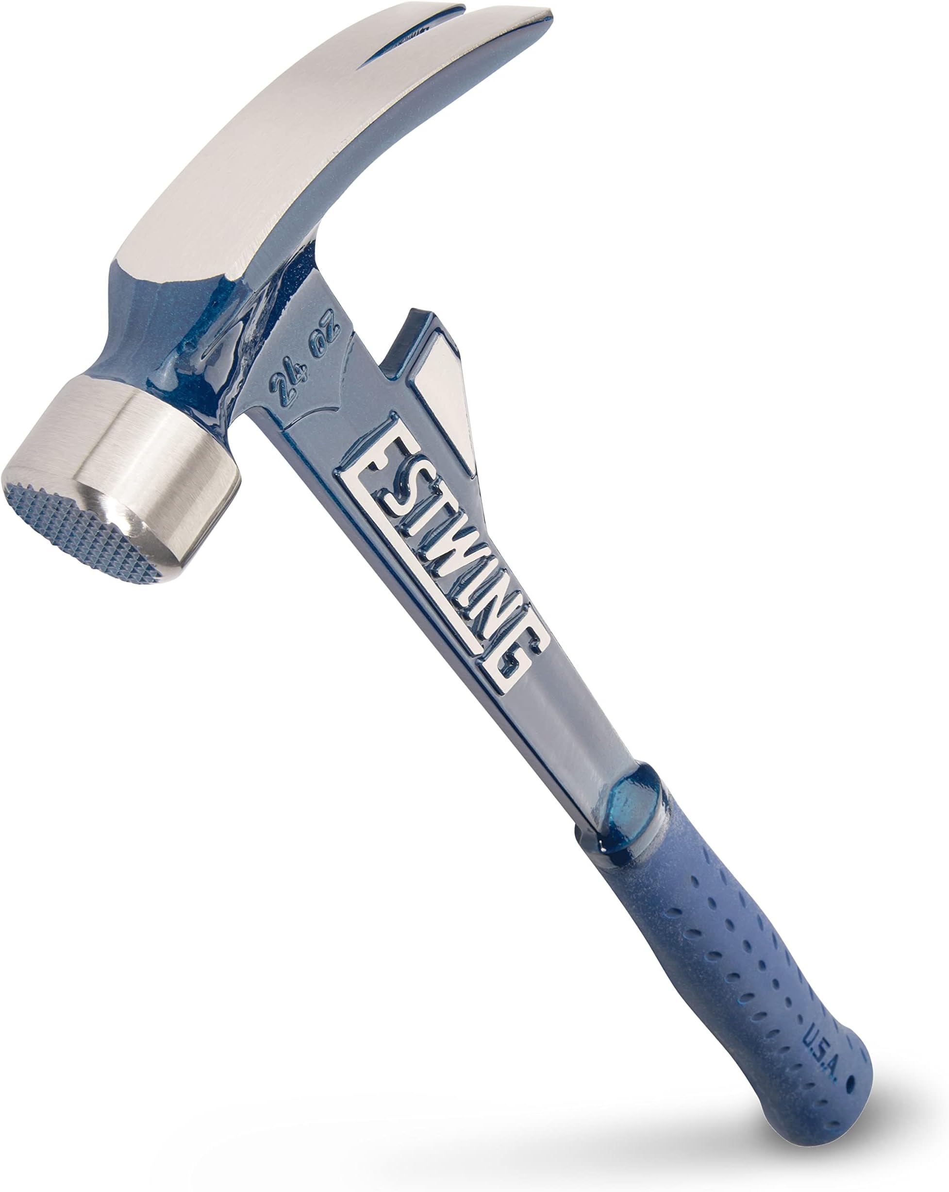 Estwing E3/24S Straight Claw Framing Hammer Vinyl Grip,Silver,680g