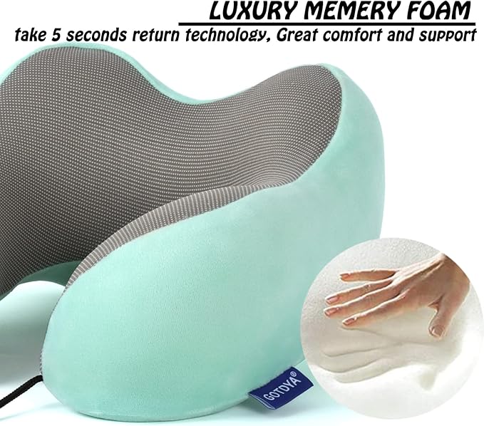 Almohada de viaje con espuma viscoelástica miniatura 4