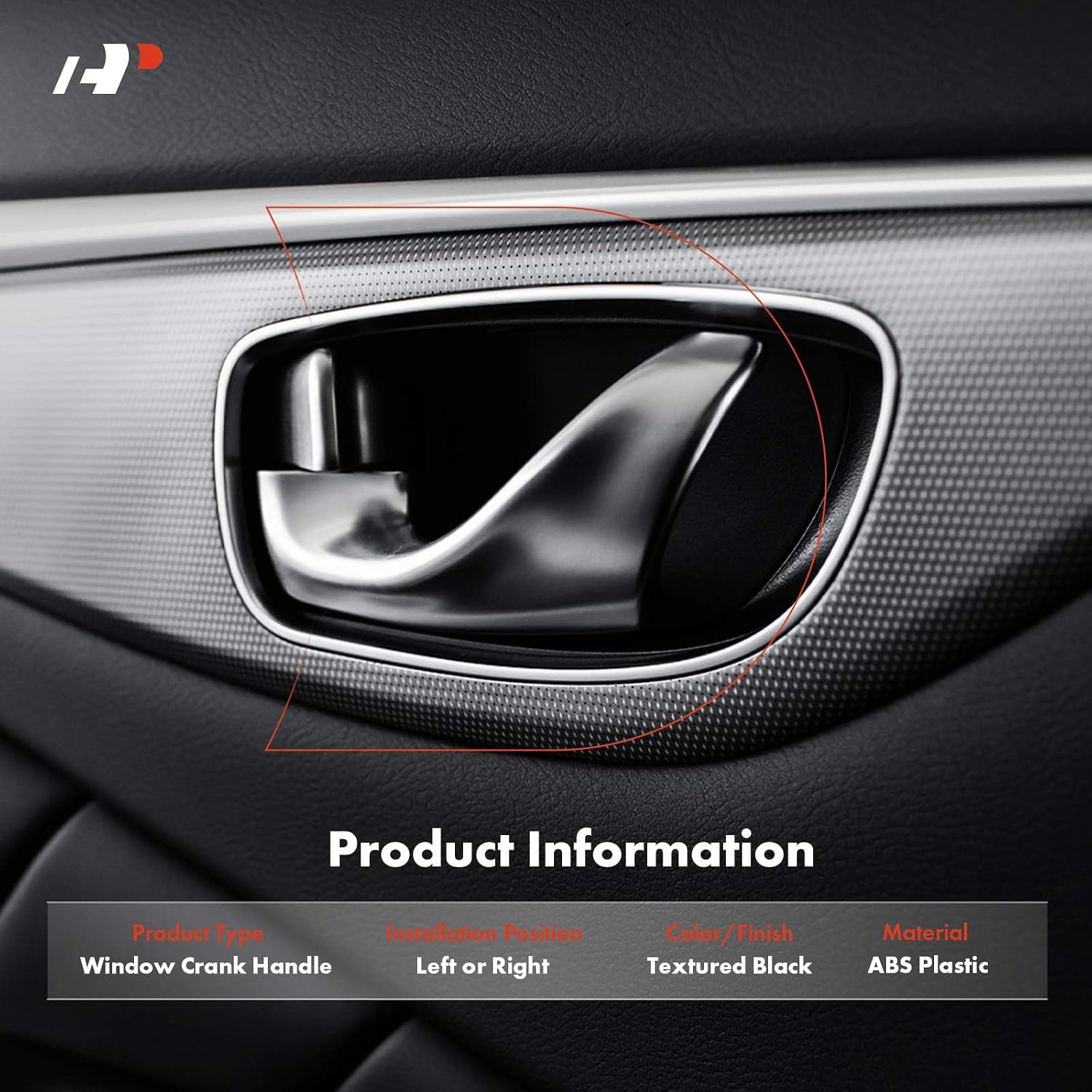 A-Premium Driver or Passenger Side Window Crank Handle