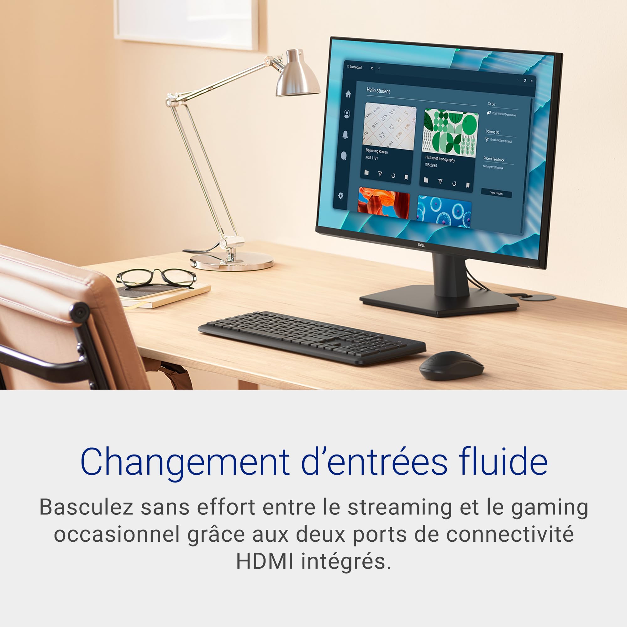 Dell 27 Moniteur SE2726H, FHD, Dalle IPS, 144Hz, Comfortview Plus